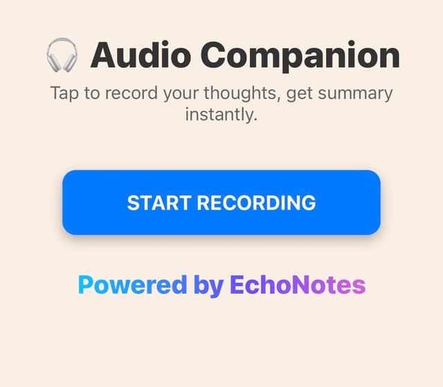 EchoNotes